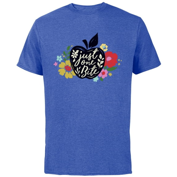 Disney Snow White & The Seven Dwarf's Just One Bite - Short Sleeve Cotton T-Shirt for Adults - Customized-Royal Heather