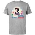 thumbnail image 1 of Disney Snow White & The Seven Dwarf's Sweet - Short Sleeve Cotton T-Shirt for Adults - Customized-Athletic Heather, 1 of 5