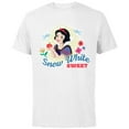 thumbnail image 1 of Disney Snow White & The Seven Dwarf's Sweet - Short Sleeve Cotton T-Shirt for Adults - Customized-White, 1 of 5