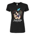 thumbnail image 1 of Disney Snow White & The Seven Dwarfs - Apple Frame - Snow White Singing - Juniors Fitted Graphic T-Shirt, 1 of 5