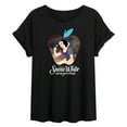 thumbnail image 1 of Disney Snow White & The Seven Dwarfs - Apple Frame - Snow White Singing - Women's Oversized T-Shirt, 1 of 5