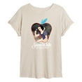 thumbnail image 1 of Disney Snow White & The Seven Dwarfs - Apple Frame - Snow White Singing - Women's Oversized T-Shirt, 1 of 5