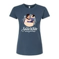 thumbnail image 1 of Disney Snow White & The Seven Dwarfs - Circled in Love - Juniors Fitted Graphic T-Shirt, 1 of 5