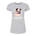 thumbnail image 1 of Disney Snow White & The Seven Dwarfs - Circled in Love - Juniors Fitted Graphic T-Shirt, 1 of 5
