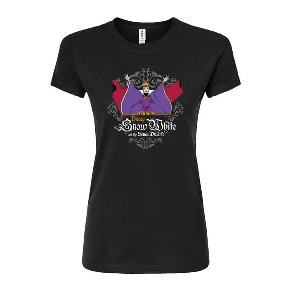 Disney Snow White & The Seven Dwarfs - Evil Queen - Juniors Fitted Graphic T-Shirt