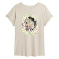 thumbnail image 1 of Disney Snow White & The Seven Dwarfs - Peek Through The Flowers - Women's Oversized T-Shirt, 1 of 5