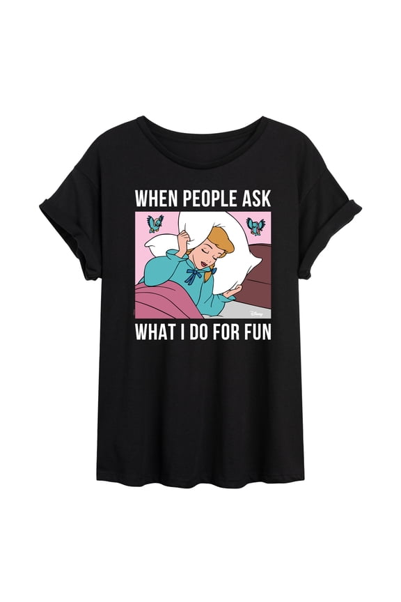 Snow White & The Seven Dwarfs - Sleep for Fun - Women's Oversized T-Shirt