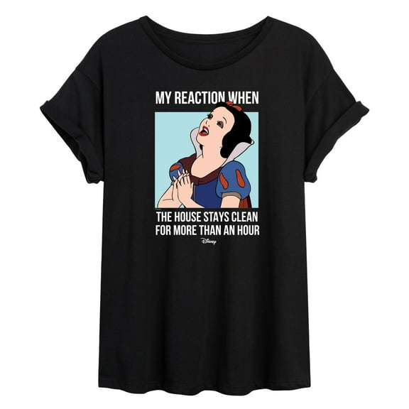 Disney Snow White & The Seven Dwarfs - When The House is Clean - Juniors Ideal Flowy Muscle T-Shirt