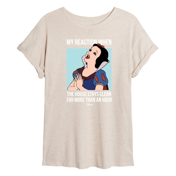 Disney Snow White & The Seven Dwarfs - When The House is Clean - Juniors Ideal Flowy Muscle T-Shirt