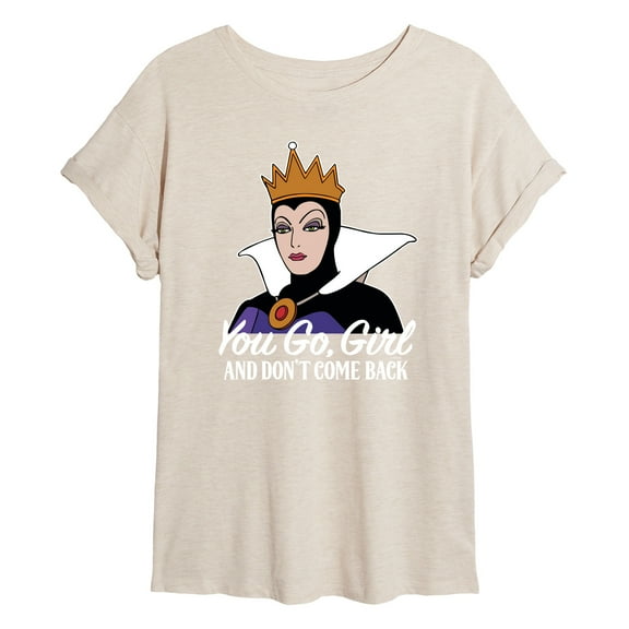 Disney Snow White & The Seven Dwarfs - You Go Girl, & Don't Come Back - Women's Oversized T-Shirt