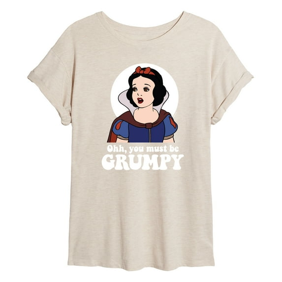 Disney Snow White & The Seven Dwarfs - You Must Be Grumpy - Women's Oversized T-Shirt
