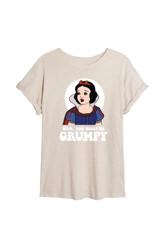 Snow White & The Seven Dwarfs - You Must Be Grumpy - Women's Oversized T-Shirt