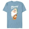 thumbnail image 1 of Disney Snow White and The Seven Dwarfs Always Sleepy T-Shirt- Short Sleeve Blended T-Shirt for Adults - Customized-Ocean Blue, 1 of 5