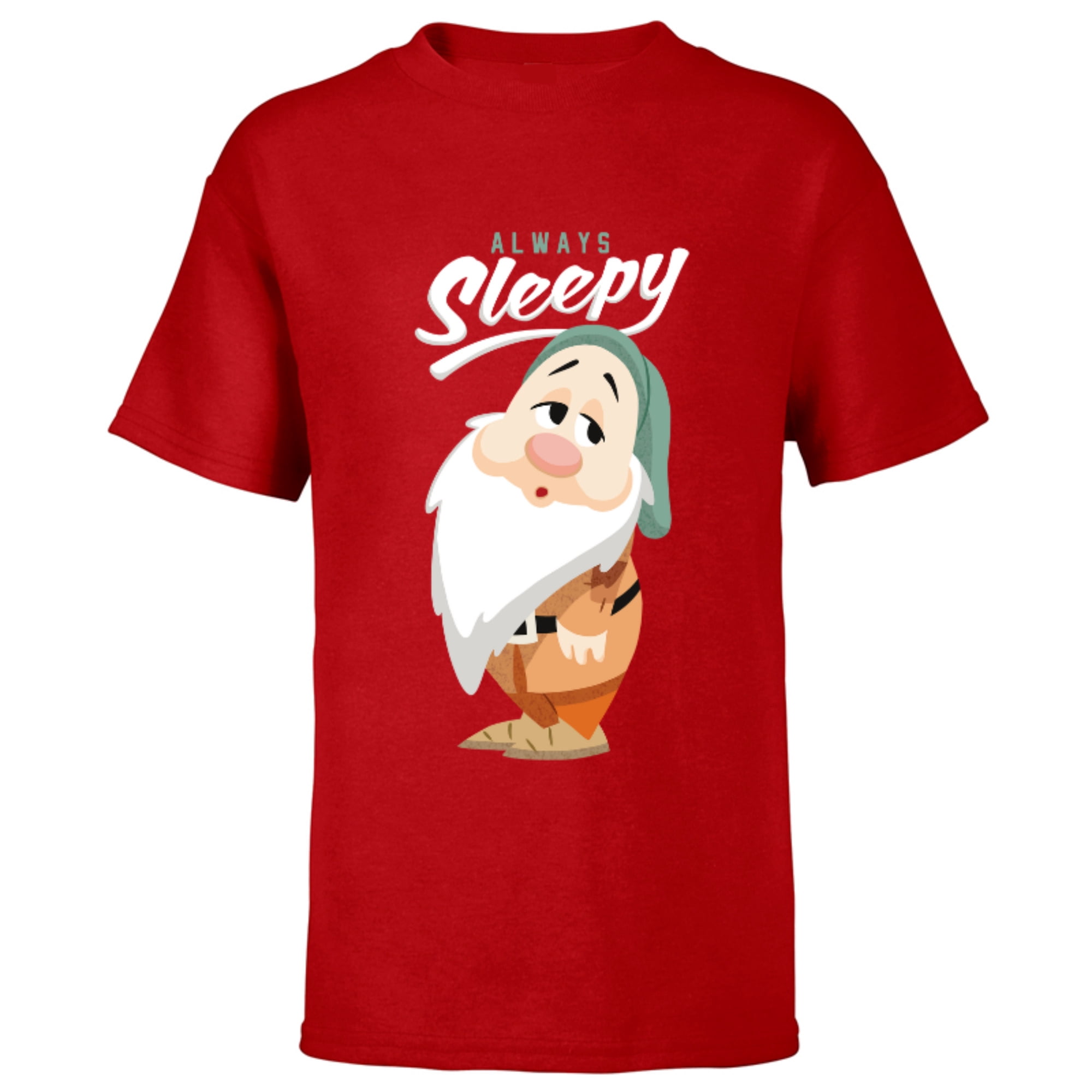 Disney Snow White and The Seven Dwarfs Always Sleepy T-Shirt - Short ...