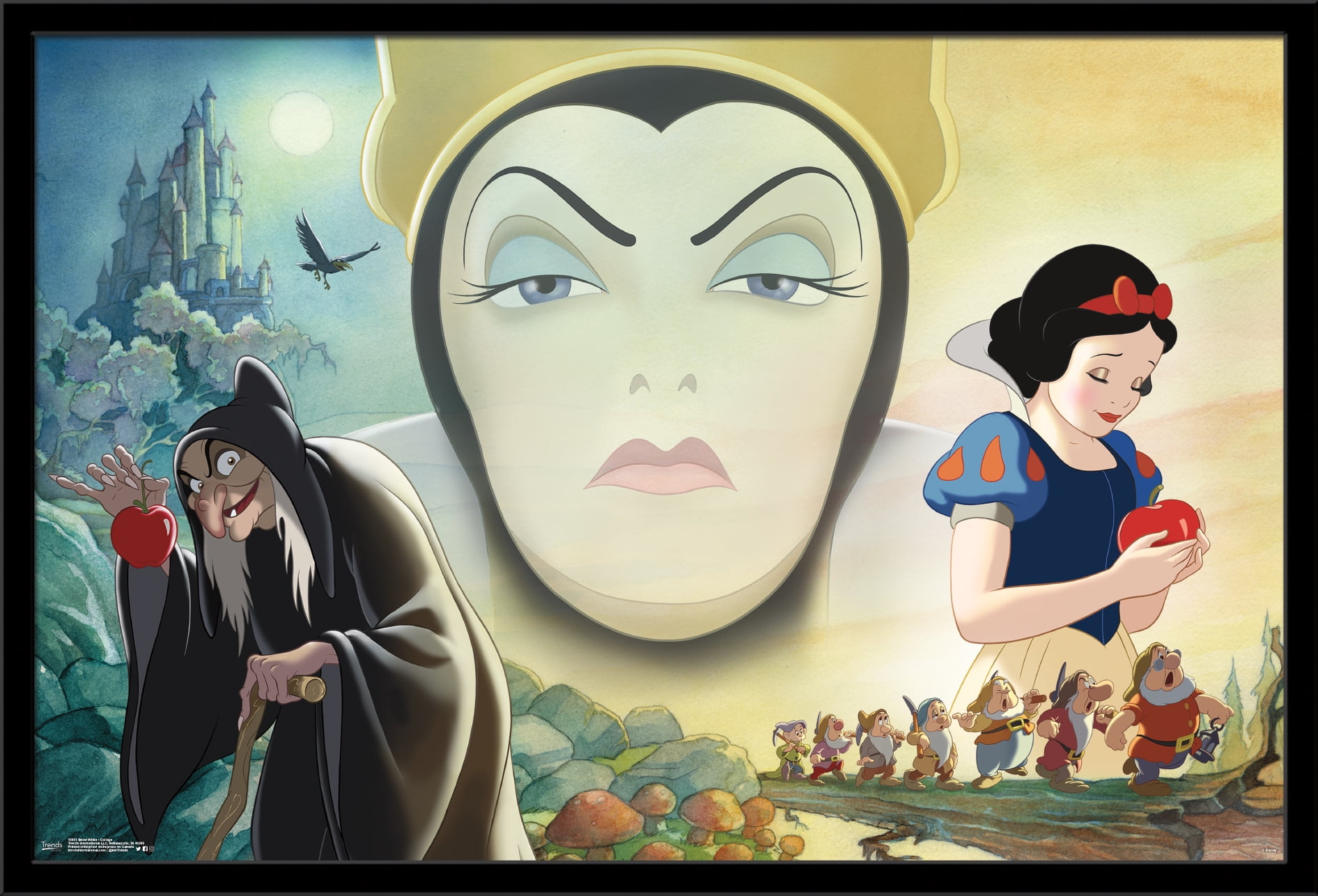 Disney Snow White and the Seven Dwarfs - Collage Wall Poster, 22.375" x ...
