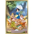 thumbnail image 1 of Disney Snow White and the Seven Dwarfs - Group Wall Poster, 14.725" x 22.375", Framed, 1 of 3
