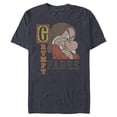 thumbnail image 1 of Disney Snow White and the Seven Dwarfs Grumpy Padre - Short Sleeve Blended T-Shirt for Adults - Customized-Navy Heather, 1 of 5