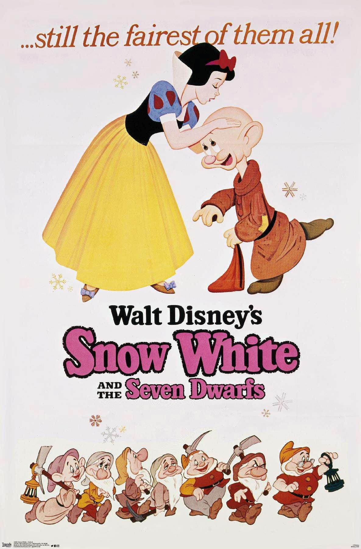 Disney Snow White and the Seven Dwarfs - Still the Fairest One Sheet Wall Poster, 14.725" x 22.375"