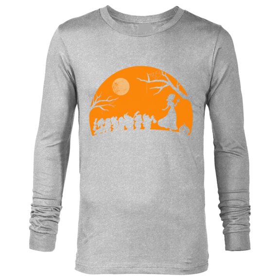 Disney Snow White and the Seven Dwarfs Walking Halloween - Long Sleeve T-Shirt for Men - Customized-Athletic Heather