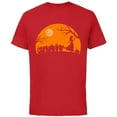 thumbnail image 1 of Disney Snow White and the Seven Dwarfs Walking Halloween - Short Sleeve Cotton T-Shirt for Adults - Customized-Red, 1 of 5