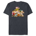 thumbnail image 1 of Disney Snow White & the Seven Dwarfs Group Fun - Short Sleeve Blended T-Shirt for Adults - Customized-Denim Snow Heather, 1 of 5