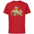 thumbnail image 1 of Disney Snow White & the Seven Dwarfs Group Fun - Short Sleeve Cotton T-Shirt for Adults - Customized-Red, 1 of 5