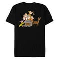 thumbnail image 1 of Disney Snow White & the Seven Dwarfs Whistle While You Work - Short Sleeve Blended T-Shirt for Adults - Customized-Black, 1 of 5