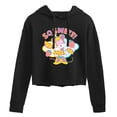 thumbnail image 1 of Disney - So Sweet - Juniors Cropped Pullover Hoodie, 1 of 5