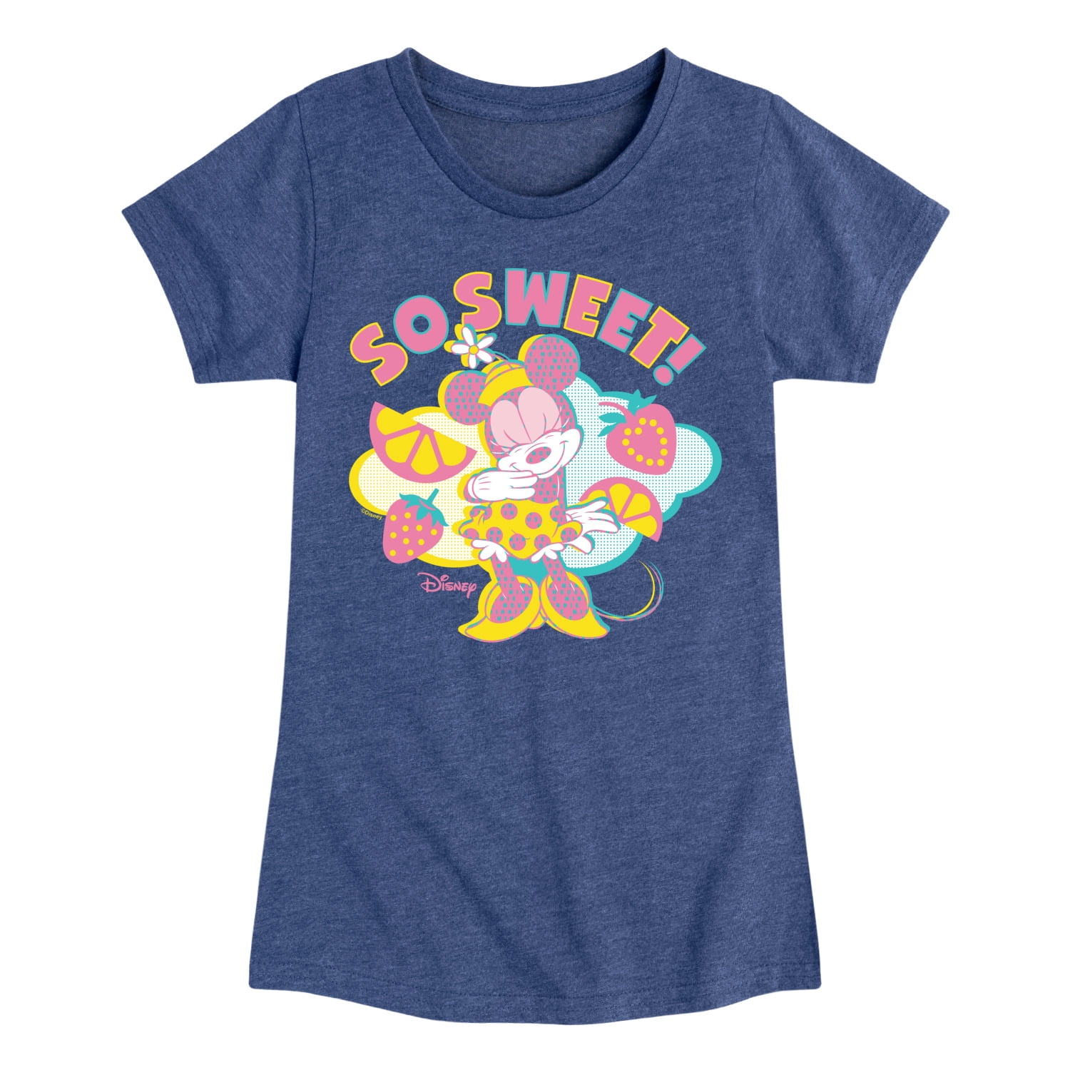 Disney - So Sweet - Toddler & Youth Girls Short Sleeve Graphic T-Shirt ...