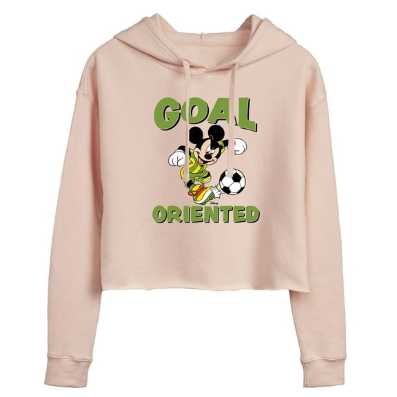 Disney - Soccer Goal - Juniors Cropped Pullover Hoodie