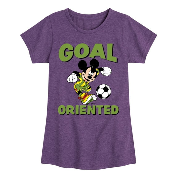 Disney - Soccer Goal - Toddler & Youth Girls Short Sleeve Graphic T-Shirt