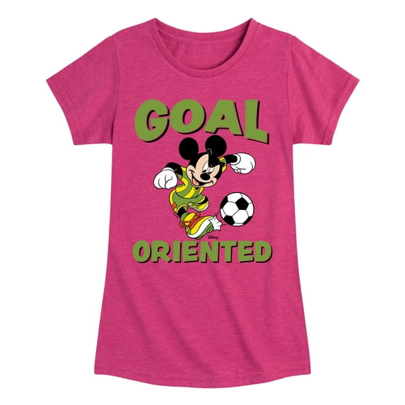 Disney - Soccer Goal - Toddler & Youth Girls Short Sleeve Graphic T-Shirt