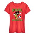 thumbnail image 1 of Disney - Soccer Goal - Women's Short Sleeve Graphic T-Shirt, 1 of 5