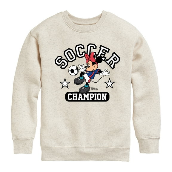Disney - Soccer Superstar - Toddler And Youth Crewneck Fleece Sweatshirt