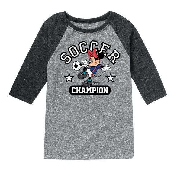Disney - Soccer Superstar - Toddler And Youth Raglan Graphic T-Shirt