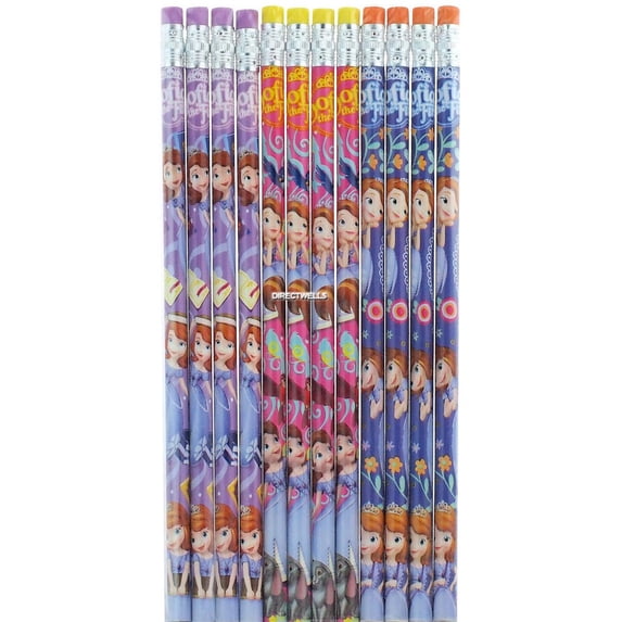 Disney Sofia The First 24 Wood Pencils Pack