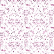 Disney Sofia The First Outline Toile in Fuchsia Fabric by The Yard