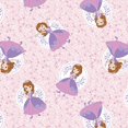 thumbnail image 1 of Disney Sofia The First Poses in Light Pink Fabric by The Yard, 1 of 1