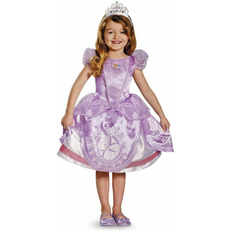 Girls Disney Deluxe Sofia Costume Girls Disney Deluxe Sofia Costume