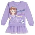 thumbnail image 1 of Disney Sofia the First Little Girls Pullover Fleece Sweatshirt Toddler to Little Kid, 1 of 5