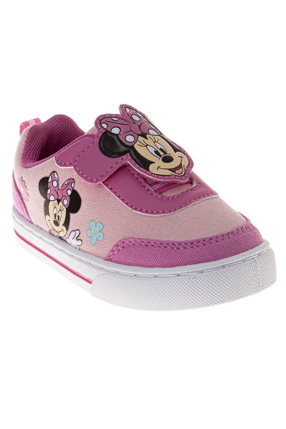 Soft Girls' Sneakers Minnie Mouse Design (Infant/Toddler) - Pink, Size: 5
