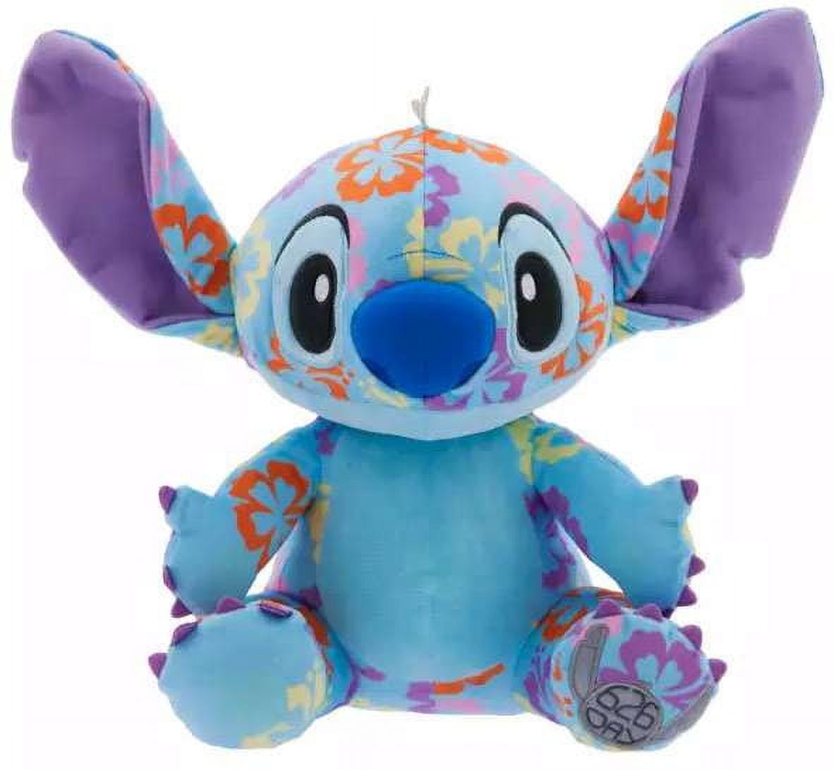 Disney Stitch Plush Toy, Tropical Floral Print, Soft PP