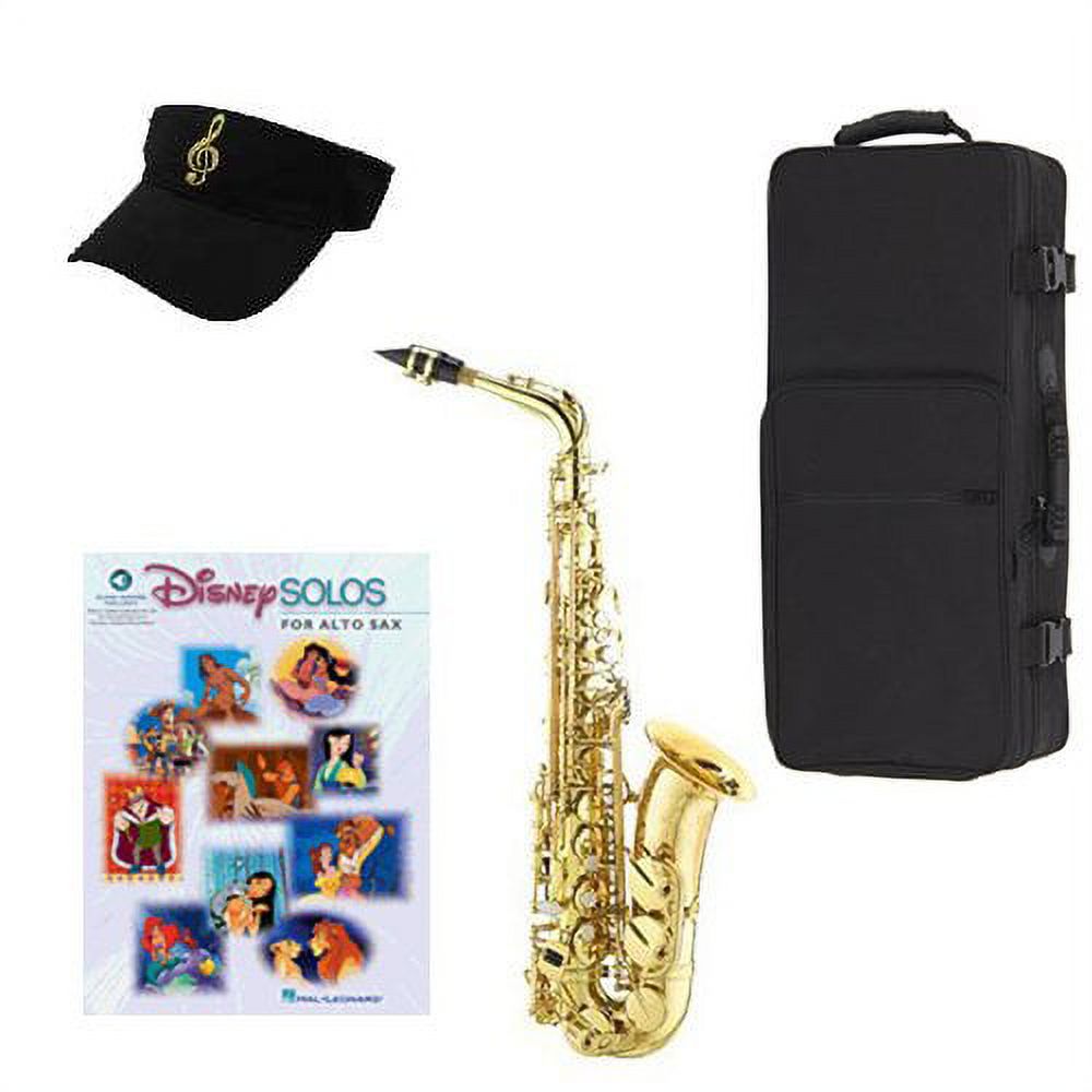 Disney Solos Alto Saxophone Pack - Includes Alto Sax w/Case &amp; Accessories, Disney Solos Play Along Book - image 1 of 5