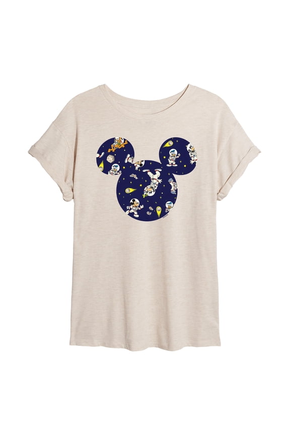 - Space Pattern - Women's Oversized T-Shirt