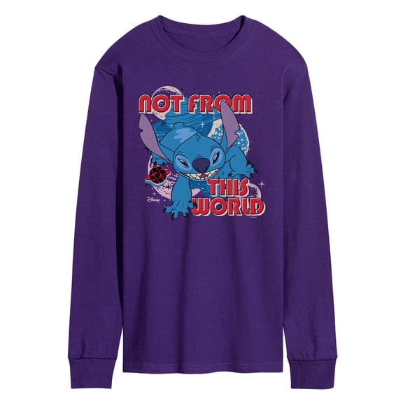 Lilo & Stitch - Space Rider - Men's Long Sleeve Graphic T-Shirt