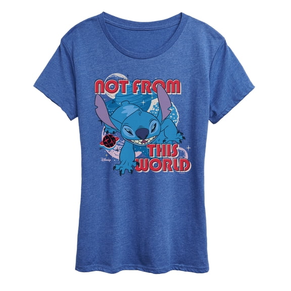 Lilo & Stitch - Space Rider - Women's Short Sleeve Graphic T-Shirt