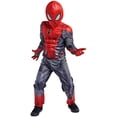 thumbnail image 1 of Disney Spider-Man Fancy-Dress Costume with Lights Up Feature for Child, Unisex, Size 9/10, 1 of 1
