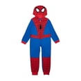 thumbnail image 1 of Disney Spider Man One Piece Union Suit Pajamas, Medium, 1 of 1