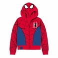 thumbnail image 1 of Disney Spider Man Spider-Man Cosplay Hoodie, Red/Blue, 10, 1 of 1