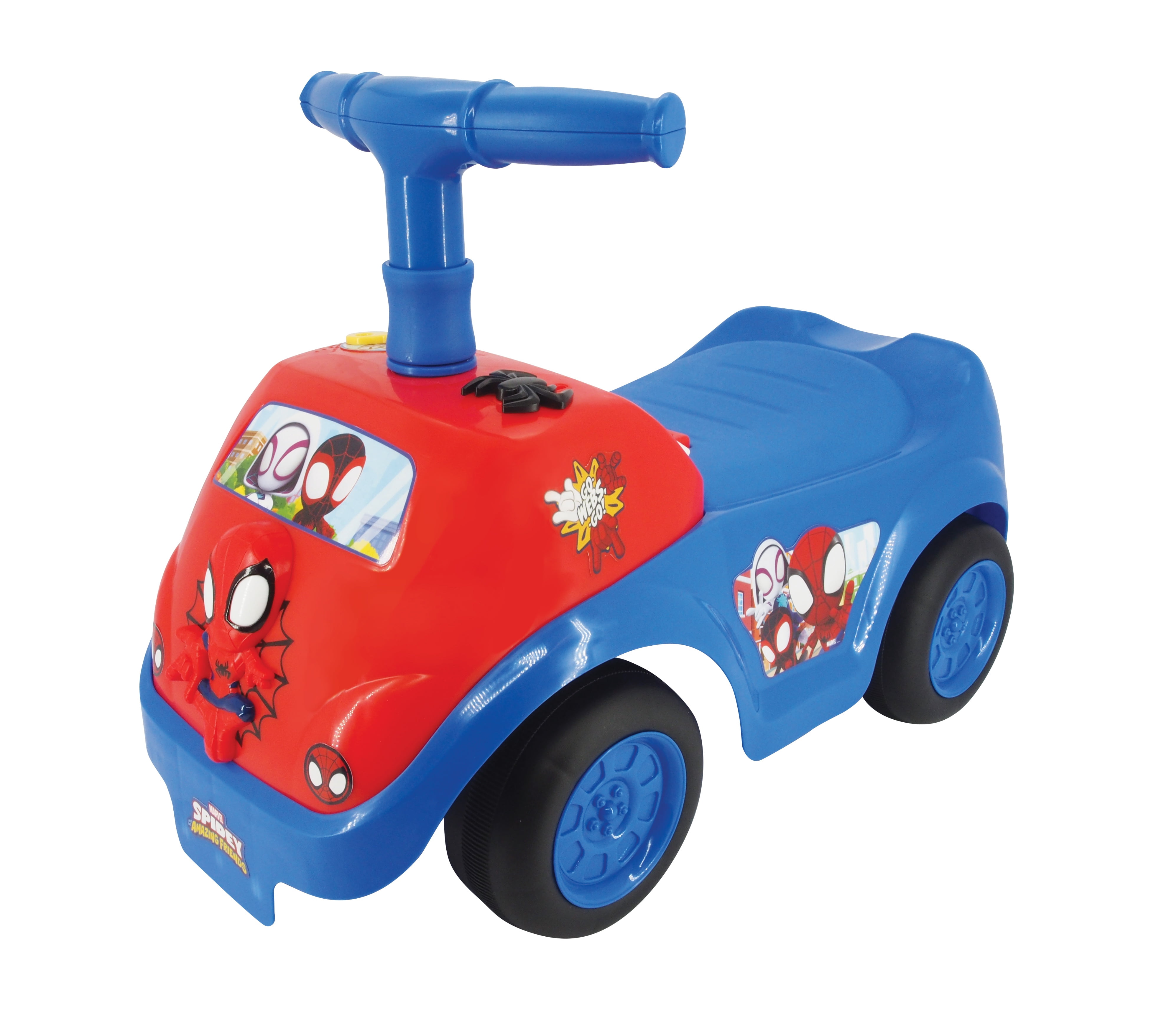 Disney Spidey Lights N' Sounds Toddler Ride-On with Flashing Lights and ...